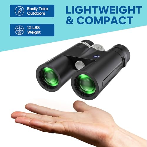 12×42 Binoculars with Smartphone Holder & Tripod