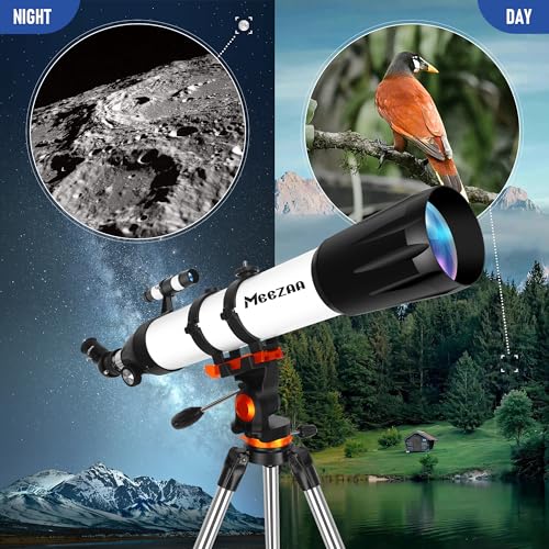 MEEZAA Professional Telescope: High Power, Beginner Friendly