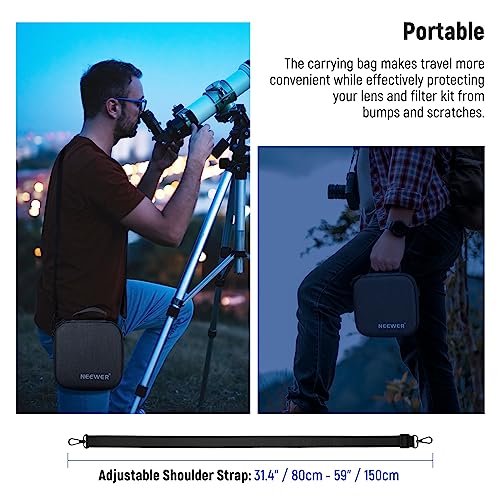 Astronomy Starter Kit: 9-Piece Eyepiece Set in Carrying Case