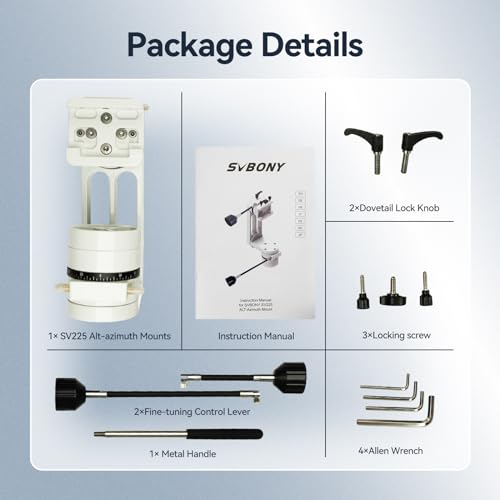 SVBONY SV225 Alt-Azimuth Mount - Perfect for Astronomy Beginners!
