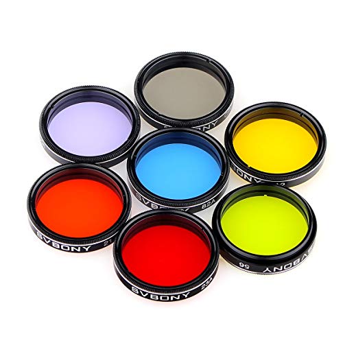 SVBONY 1.25" Telescope Filter Kit: Enhance Lunar Planetary Views