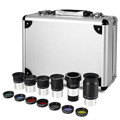 CelticBird Beginner's 13-Piece Telescope Accessory Bundle
