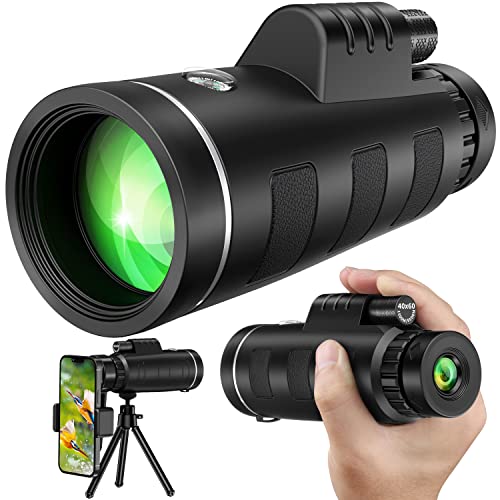 Smartphone-compatible Monocular Telescope - Enhanced Viewing Experience