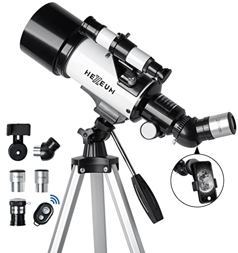 Portable Telescope for Beginners - 70mm Aperture, AZ Mount