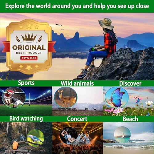Compact Monocular Telescope for Birdwatching & Travel