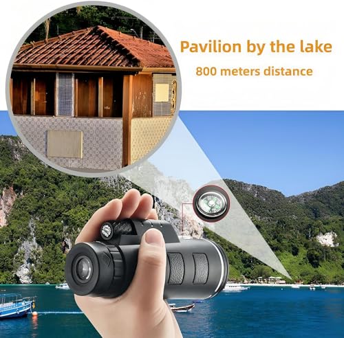 2024 Monocular Telescope with Smartphone Adapter and Tripod