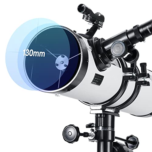 130EQ Astronomical Reflector Telescope - Beginner's Ultimate Bundle