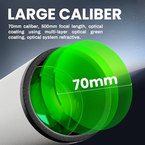 Portable Refractor Telescope for Astronomy Beginners