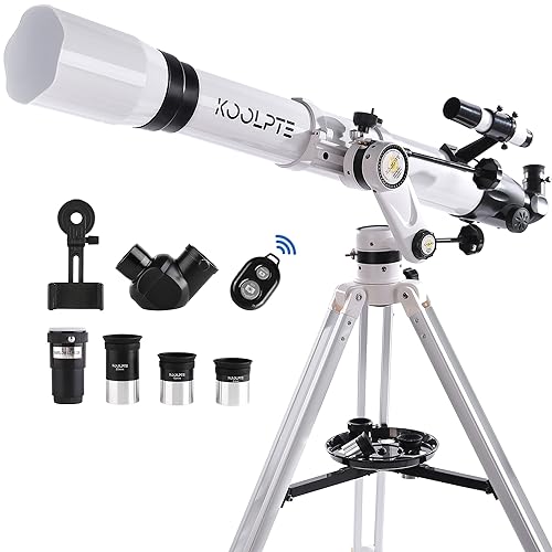 90mm Aperture Telescope with AZ Mount for Astronomy Beginners