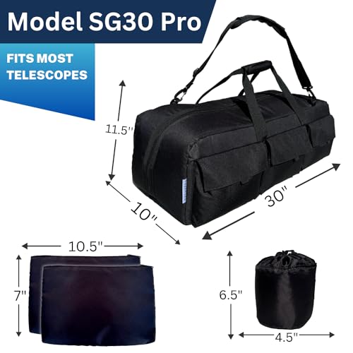 30" Telescope Bag: High-Density Foam Carrying Case