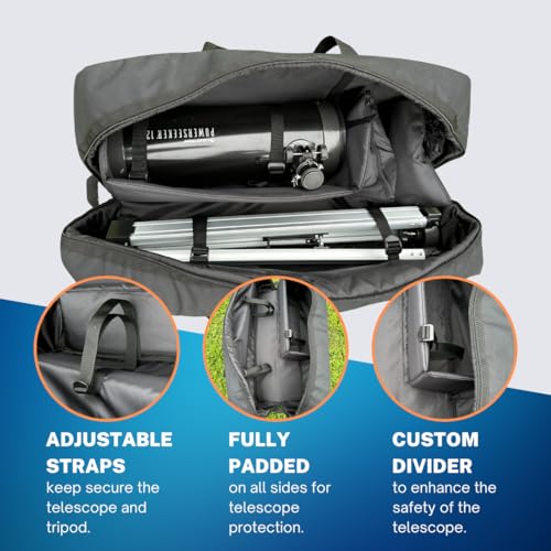 30" Telescope Bag: High-Density Foam Carrying Case