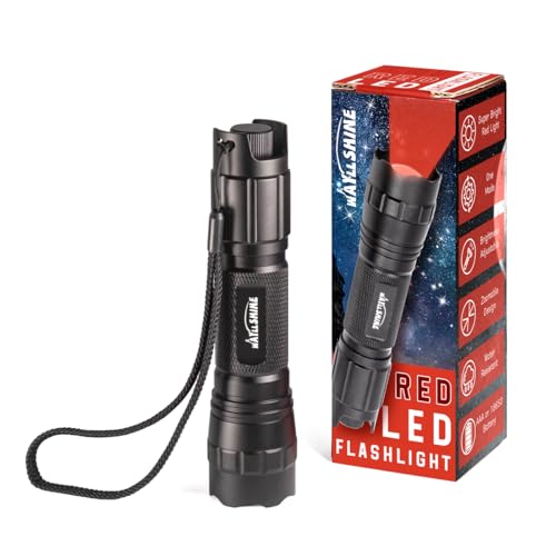 Adjustable Red Light Flashlight for Astronomy Beginners