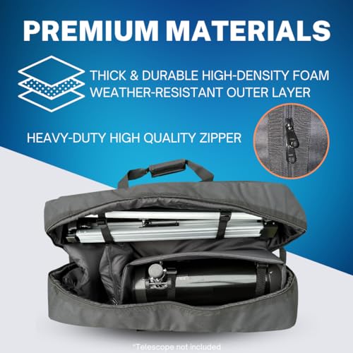 30" Telescope Bag: High-Density Foam Carrying Case