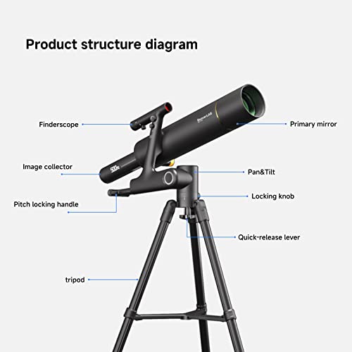 BEAVERLAB Smart Digital Astronomy Telescope, 500mm, Portable