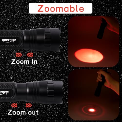 Adjustable Red Light Flashlight for Astronomy Beginners