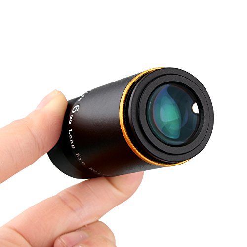 SVBONY 1.25" Telescope Eyepiece Set: Ultra Wide Angle HD 6mm