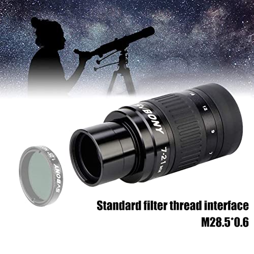 SVBONY SV135 Zoom Eyepiece, 7-21mm for Astronomic Telescopes
