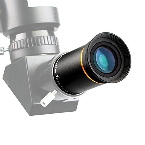 SVBONY 1.25" Telescope Eyepiece Set: Ultra Wide Angle HD 6mm