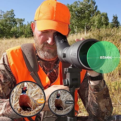 Gosky EagleView Spotting Scope with Smartphone Adapter