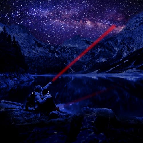 Adjustable Red Light Flashlight for Astronomy Beginners