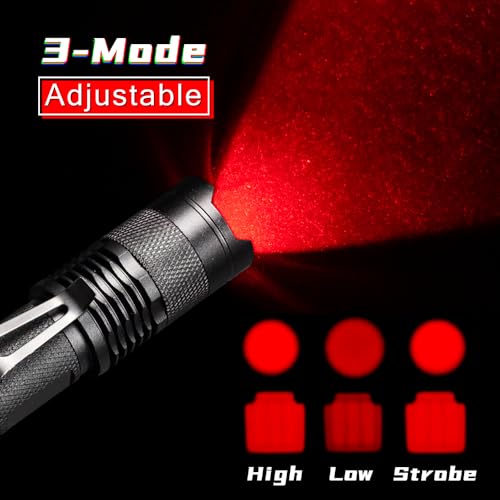RaySoar Red Light Flashlight - Perfect for Astronomy