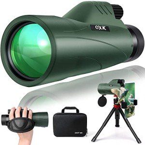 High Power 12x56 Monocular with Smartphone Adapter
