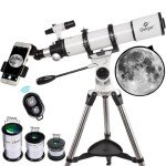 Gskyer 600x90mm AZ Refractor Telescope for Beginners