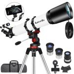 Beginner-Friendly 90mm High-Powered Refractor Telescope