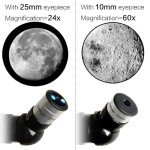 Gskyer 600x90mm AZ Refractor Telescope for Beginners