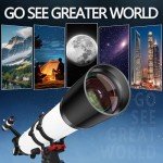 Beginner-Friendly 90mm High-Powered Refractor Telescope
