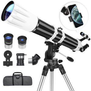 90mm Aperture Astronomical Refractor Telescope for Beginners