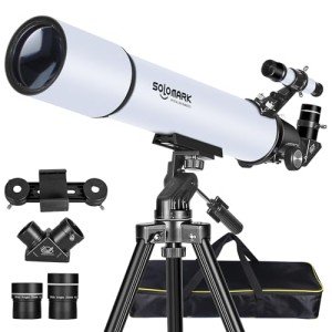High-Powered 80mm Refractor Telescope for Beginners