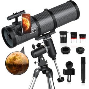 High-Power 150mm Beginner Reflector Telescope