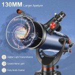 HUGERSTAR 130AZ Telescope for Beginner Astronomers