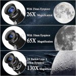 150EQ Reflector Telescope for Beginners & Kids