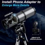High-Power 150mm Beginner Reflector Telescope