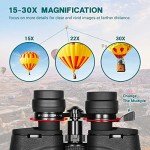 Zoom Astronomy Binoculars with Tripod & Phone Adapter