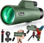 12x50 HD Monocular Telescope with Smartphone Adapter