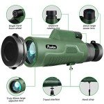 12x50 HD Monocular Telescope with Smartphone Adapter