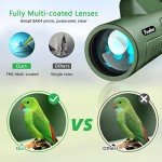 12x50 HD Monocular Telescope with Smartphone Adapter