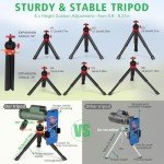 12x50 HD Monocular Telescope with Smartphone Adapter