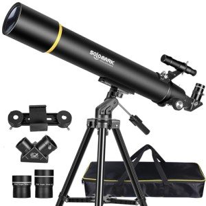 80mm Portable Telescope for Beginners and Kids