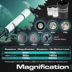 90mm Telescope for Beginners and Kids
