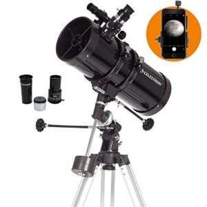 Celestron PowerSeeker 127EQ Telescope with Smartphone Adapter
