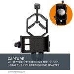 Celestron PowerSeeker 127EQ Telescope with Smartphone Adapter