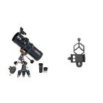 Celestron AstroMaster 114 EQ Telescope with Smartphone Adapter