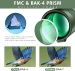 Pankoo 40x60 Compact Monocular Telescope for Beginners