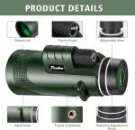 Pankoo 40x60 Compact Monocular Telescope for Beginners