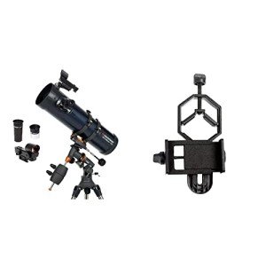 Celestron AstroMaster 130 EQ Telescope with Smartphone Adapter