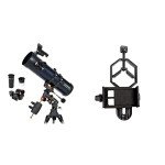 Celestron AstroMaster 130 EQ Telescope with Smartphone Adapter